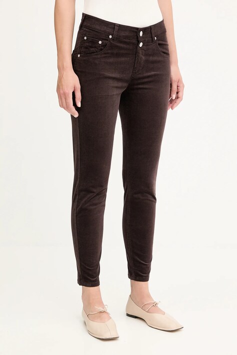 Marc O'Polo pantaloni in velluto a coste donna colore marrone  508103411129