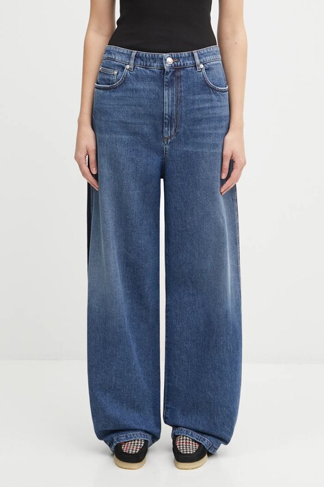Sportmax jeansy GASTONE damskie high waist 2522186085600