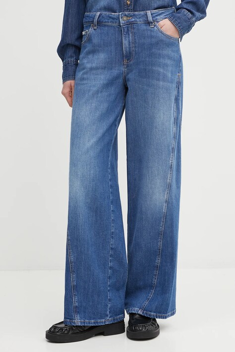 Guess Jeans jeansy damskie kolor niebieski W5BA2T D0021