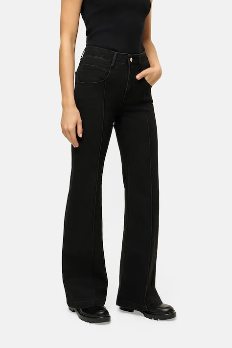 Bizuu jeans BELINNA high waist, BELINNA CZARNY