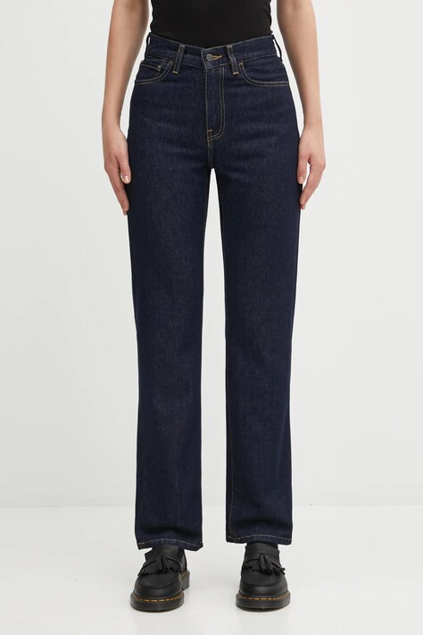 Carhartt WIP jeansy W' Noxon Pant damskie high waist I031920.102
