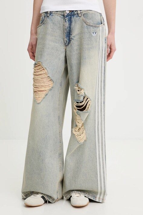 adidas Originals jeansy 0 damskie high waist KE3301