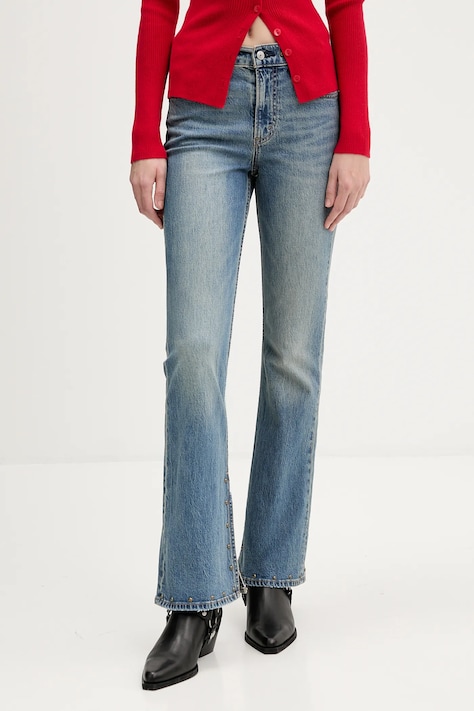 Abercrombie & Fitch jeansy damskie high waist KI155-6550-278