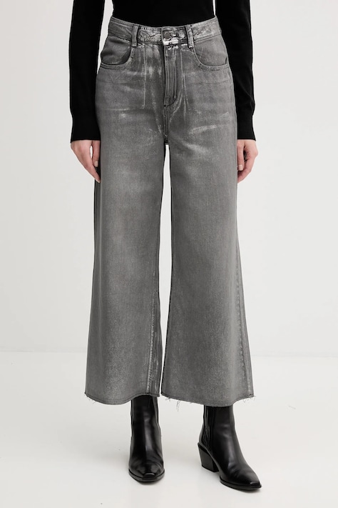 Τζιν παντελόνι United Colors of Benetton χρώμα: γκρι, 48UHDE02M