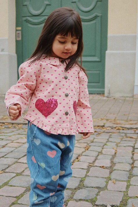 Konges Sløjd jeansy MAGOT FRILL PANTS GOTS KS103885