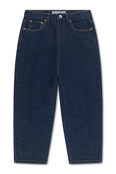 Levi's jeansy barrel dziecięce BAGGY BARREL granatowe 3EN387