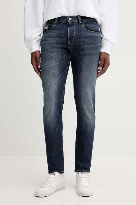 Diesel jeansy 2019 D-STRUKT L.32 męskie kolor granatowy A03558.0DBED
