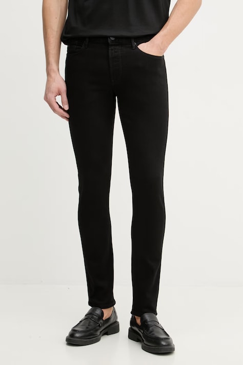Emporio Armani jeansy slim fit męskie czarne EM000121 AF14119