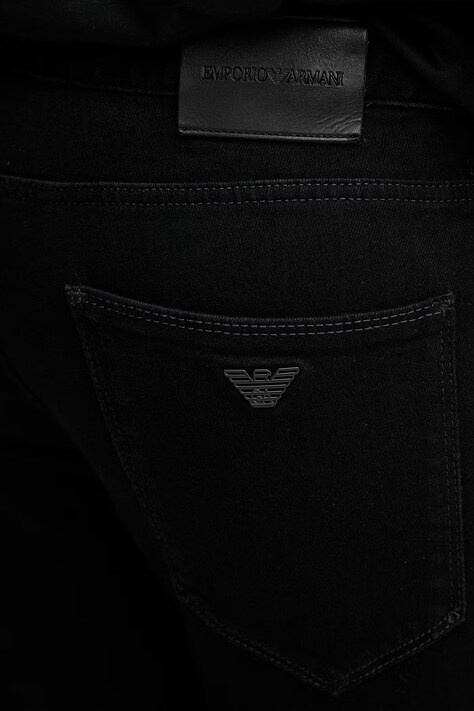 Emporio Armani джинси slim fit чоловічі — AW25-SJM06B, чорний — фото 4
