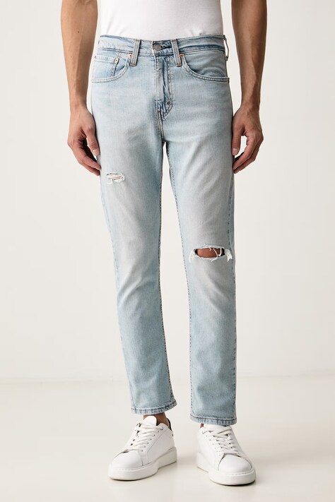 Levi's džíny slim taper pánské 515 SLIM FIT STRAIGHT modré A7222