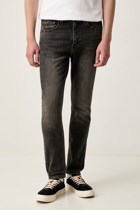 Levi's jeansy slim taper męskie 515 SLIM FIT STRAIGHT czarne A7222