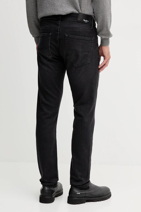 Τζιν παντελόνι Pepe Jeans χρώμα: μαύρο, PM20738989FG