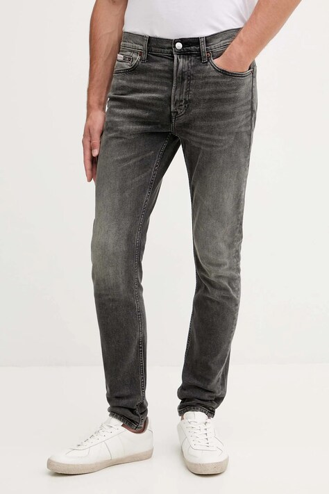 Calvin Klein Jeans blugi culoarea gri, LV04RD702G