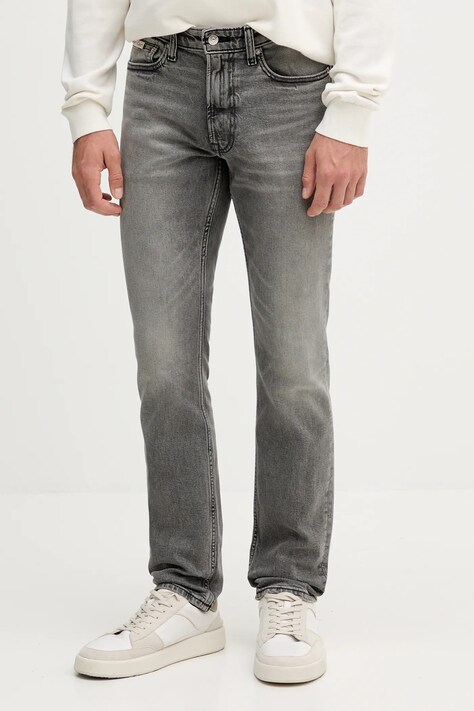 Calvin Klein Jeans jeansy męskie kolor szary LV04RD705G