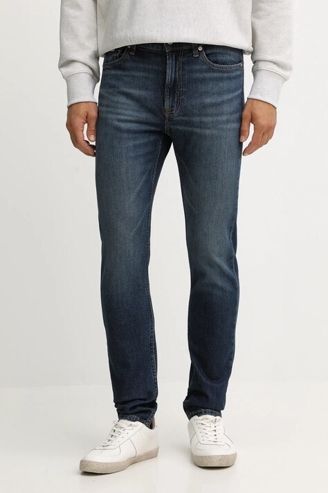 Calvin Klein Jeans jeansy męskie kolor niebieski LV04RD940G