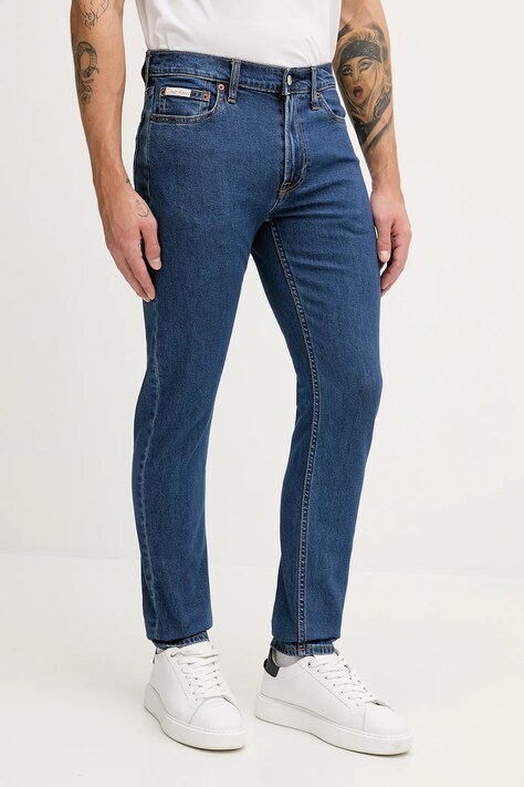 Τζιν παντελόνι Calvin Klein Jeans χρώμα: ναυτικό μπλε, LV04RD941G