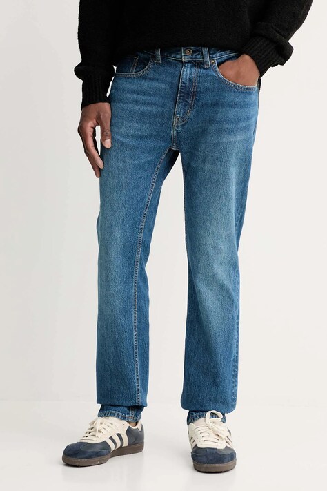 Hugo Blue jeansy męskie kolor niebieski 50547108