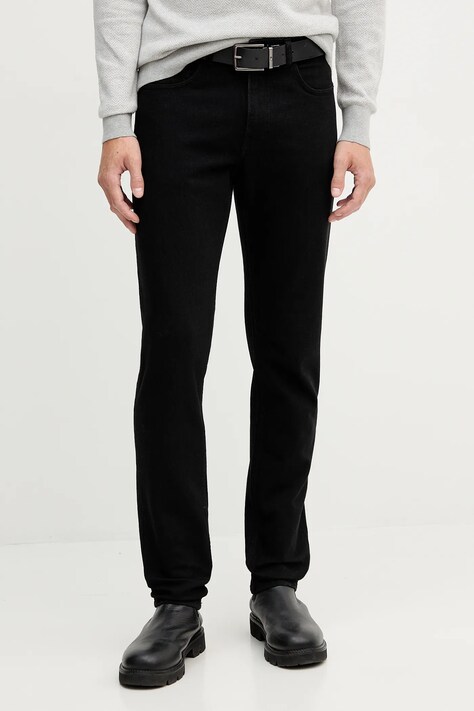 Trussardi jeansy męskie kolor czarny P407H604791N