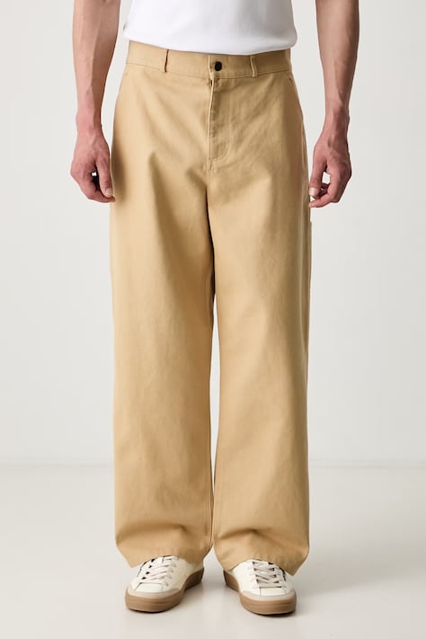 Sporty & Rich SRHWC Painters trousers cotton Men's beige regular waist PA06065305BE09