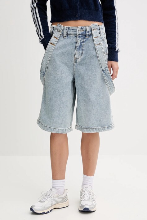 adidas Originals salopete din denim Pride x Jeremy Scott JY2022