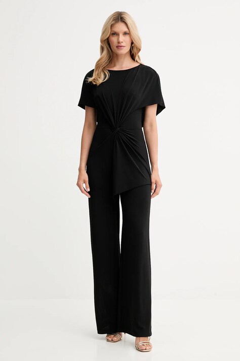 Marciano Guess salopetă SELENA culoarea negru, cu decolteu rotund, 5YGD14 6257A