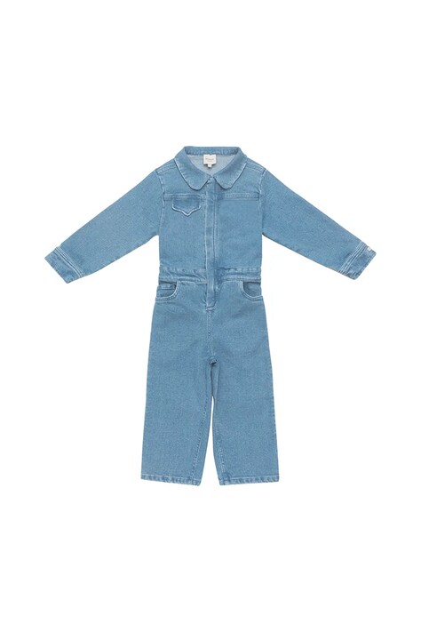 Дитячий комбінезон з бавовною Donsje Lard Denim Jumpsuit Western Bear — фото 2
