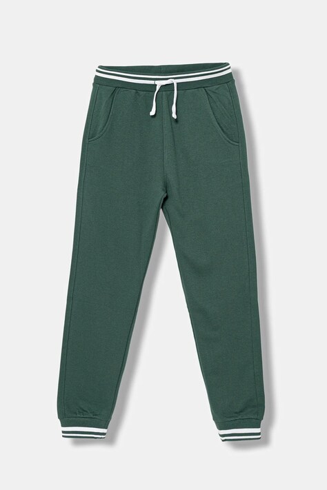 Dětské tepláky Guess zelená barva, s aplikací, L5YQ17 K0170