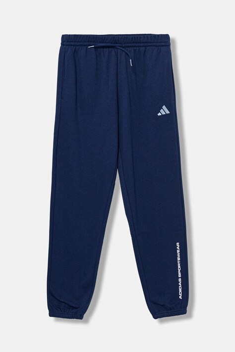 Dětské tepláky adidas tmavomodrá barva, s potiskem, KC2780