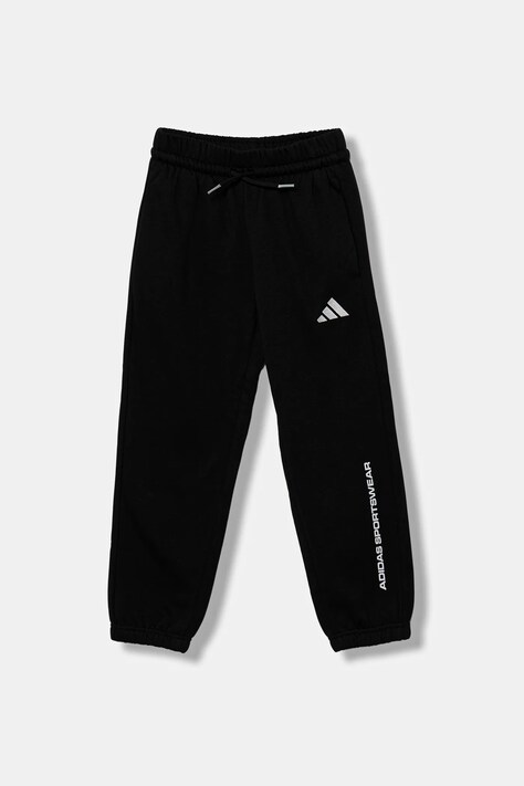 adidas spodnie dresowe dziecięce kolor czarny z nadrukiem KC2783
