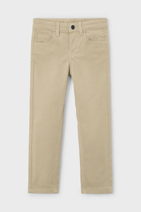 Панталон Mayoral slim fit basic в бежово 517