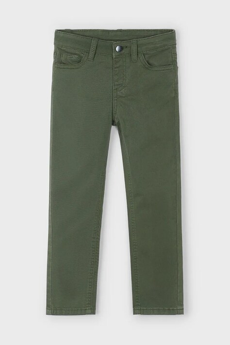 Панталон Mayoral slim fit basic в зелено 517