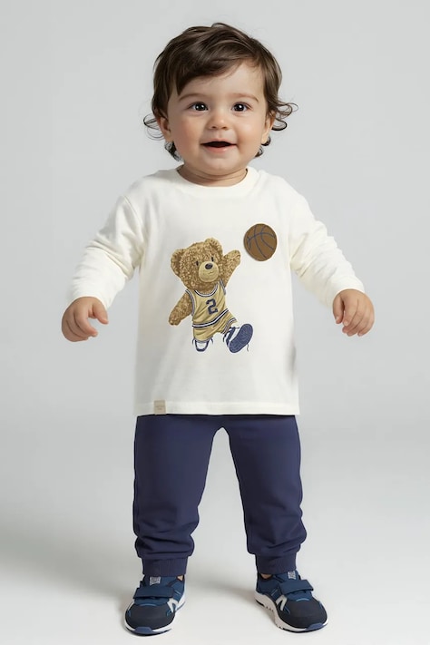 Mayoral pantaloni de trening pentru copii culoarea bleumarin, 704