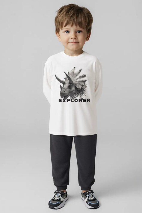 Dječji donji dio trenirke Mayoral boja: siva, 725