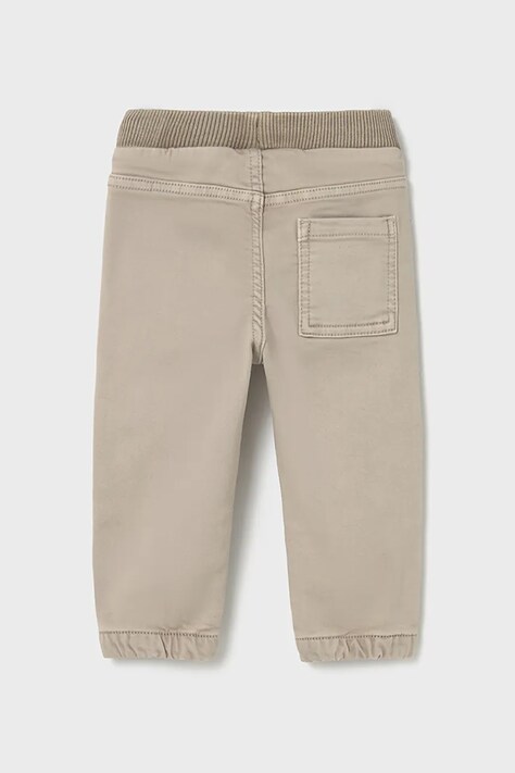 Mayoral pantaloni bebe jogger serża soft culoarea bej, 2503