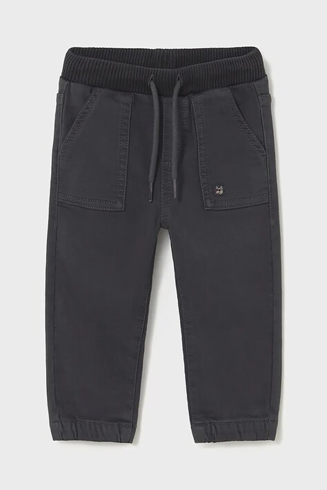 Mayoral pantaloni bebe jogger serża soft culoarea negru, 2503