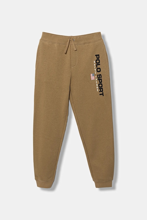 Polo Ralph Lauren spodnie dresowe dziecięce kolor zielony 323962123006
