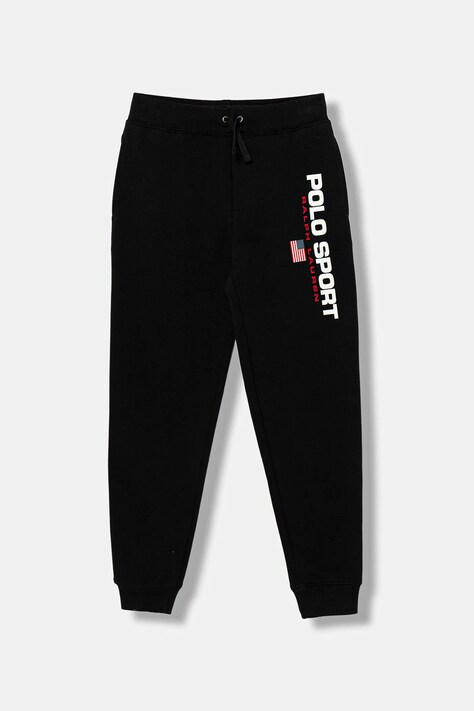 Polo Ralph Lauren pantaloni tuta bambino/a colore nero 323962123007
