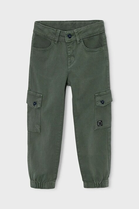 Mayoral pantaloni per bambini colore verde 4557