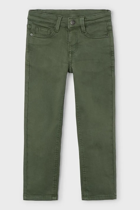 Mayoral gyerek nadrág soft regular fit zöld, sima, 4562
