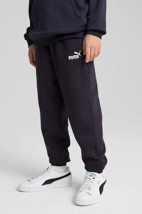 Dětské tepláky Puma ESS No. 1 Logo Sweatpants FL B tmavomodrá barva, 684912
