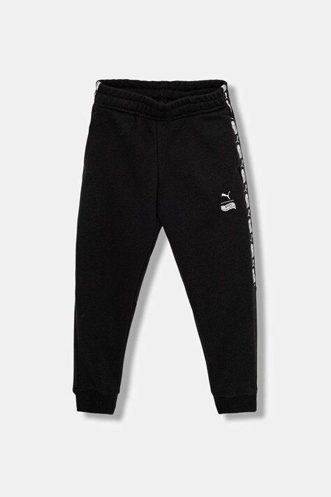Детские спортивные штаны Puma PUMA X HOT WHEELS Sweatpants TR цвет чёрный с аппликацией 632397