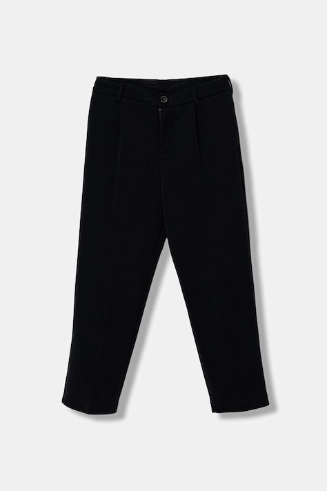 Emporio Armani pantaloni copii culoarea bleumarin, uni, EB000543 AF16254