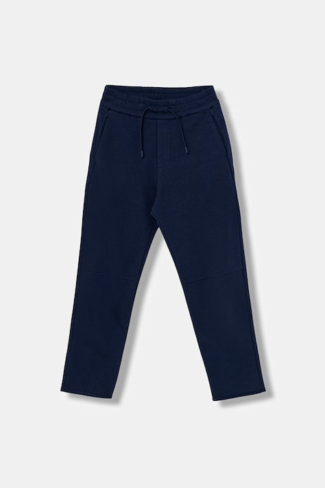 Emporio Armani pantaloni de trening pentru copii culoarea bleumarin, uni, EB000556 AF16059