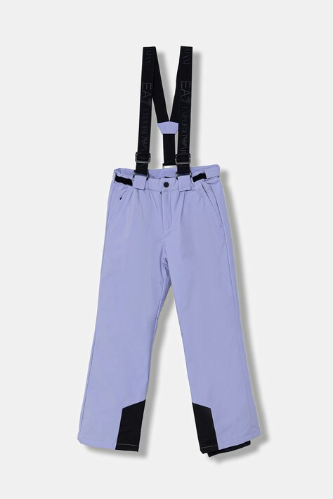 EA7 Emporio Armani spodnie narciarskie dziecięce kolor różowy 7B000115 AF14794