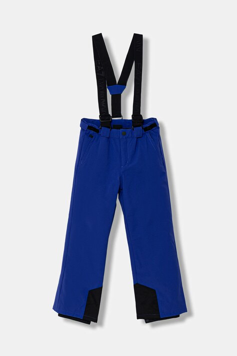 EA7 Emporio Armani spodnie narciarskie dziecięce kolor niebieski 7B000115 AF14794