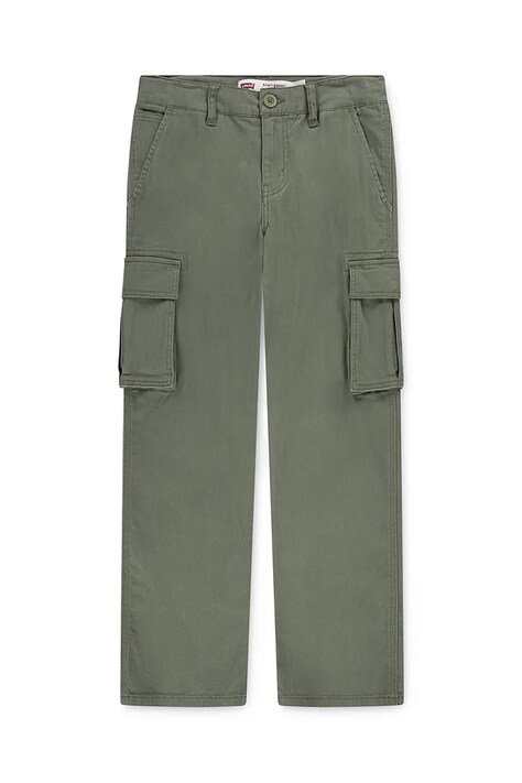 Παιδικό παντελόνι Levi's 578 BAGGY FIT CARGO PANTS χρώμα: πράσινο, 9EN809