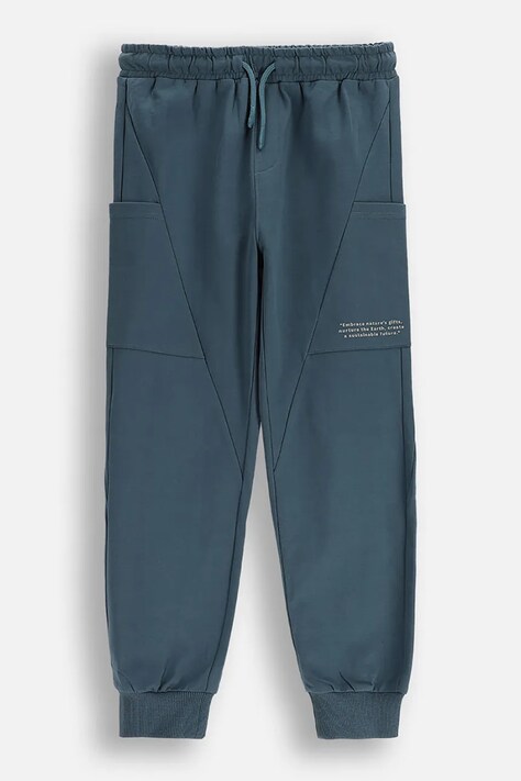 Tepláky Coccodrillo šedá farba, jednofarebné, YETI BOY JUNIOR