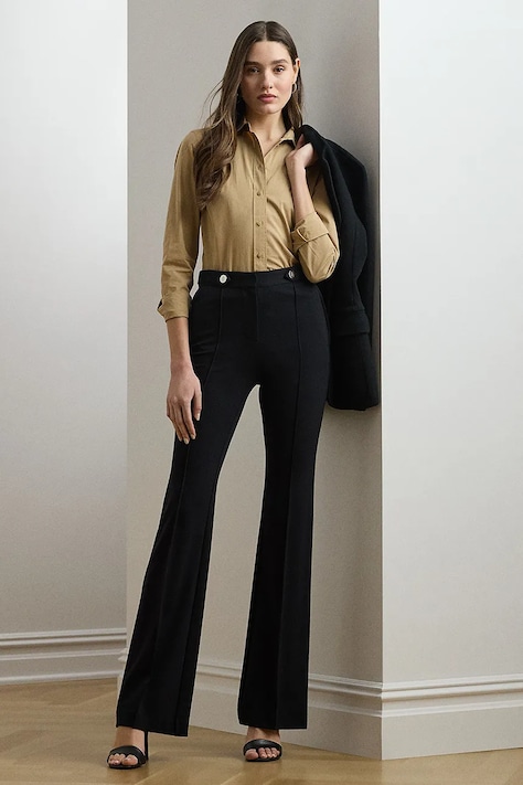Lauren Ralph Lauren pantaloni donna colore nero  200971132