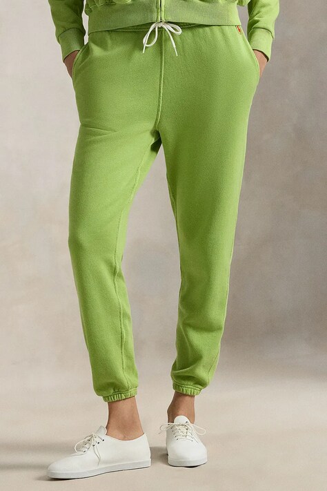 Спортен панталон Polo Ralph Lauren в лилаво с изчистен дизайн 211971694