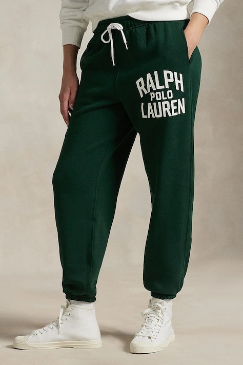 Polo Ralph Lauren melegítőnadrág zöld, nyomott mintás, 211971758